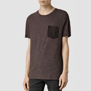 All Saints “Leonsted Crew” in Purple, Medium